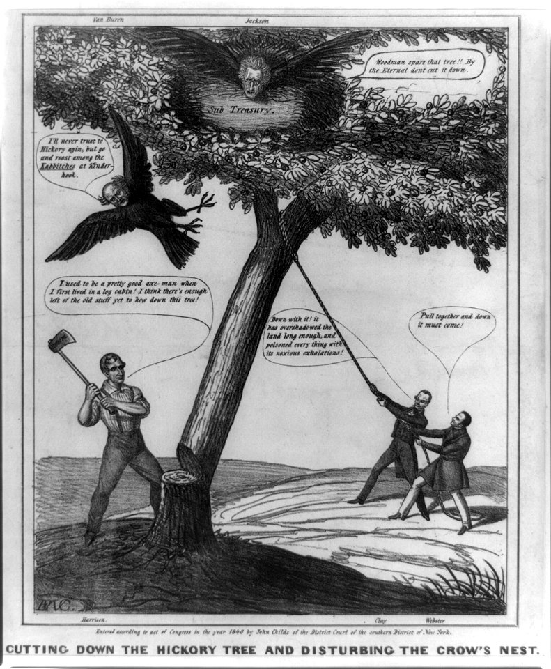 Cutting down the hickory tree and disturbing the crow's nest LCCN2008661392