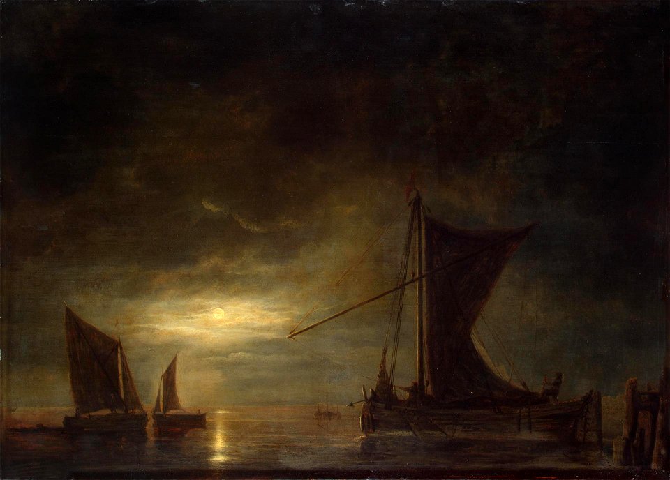 Cuyp Sea by Moonlight