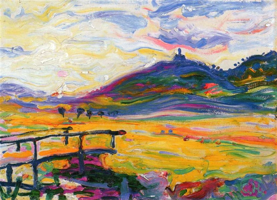 Curt Herrmann - Landschaft bei Pretzfeld