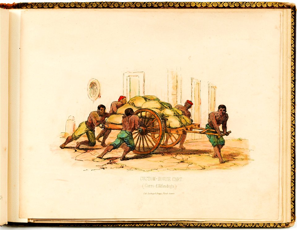 Custom-House Cart, da Coleção Brasiliana Iconográfica
