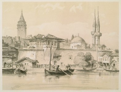 Custom house, Constantinople - Lewis John F - 1838