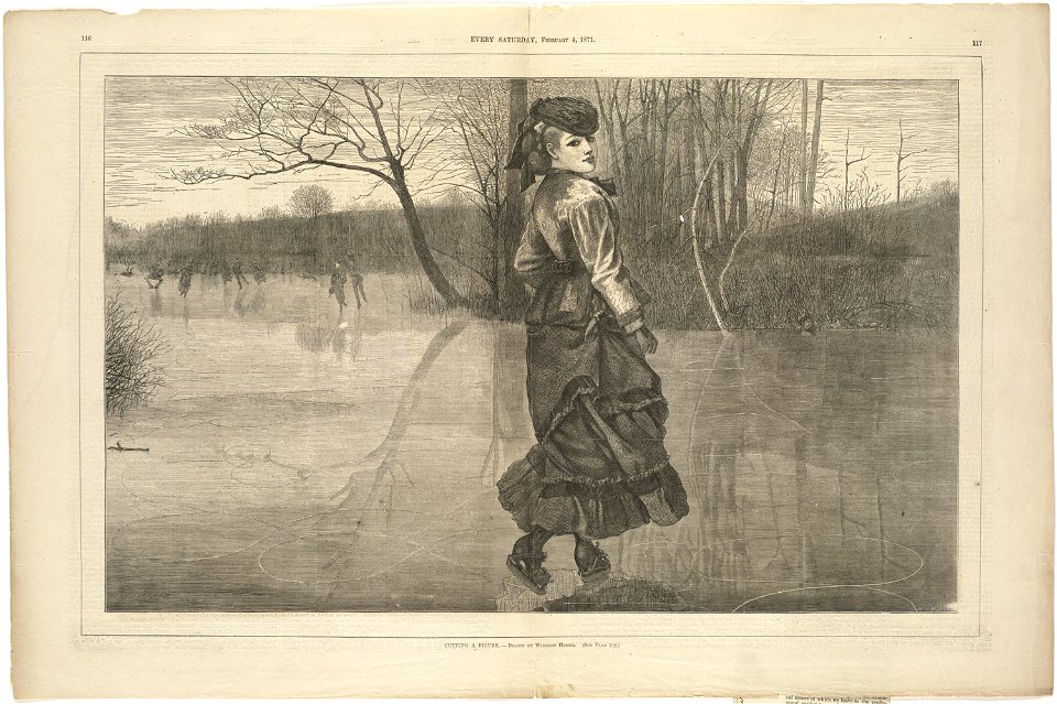 Cutting a figure (Boston Public Library)