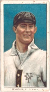 Cy Seymour, New York Giants, baseball card portrait LCCN2008676513