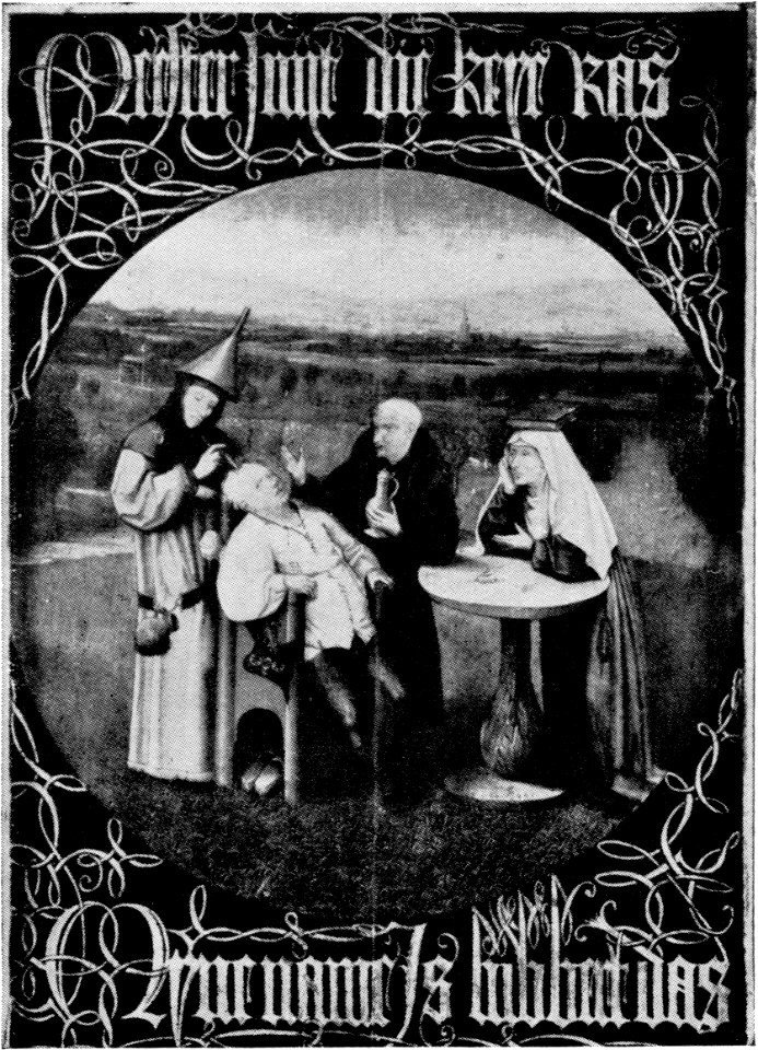 Cutting the Stone by Hieronymus Bosch (Vermeylen 1939)