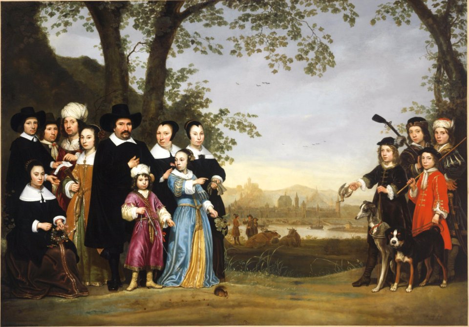 Aelbert Cuyp - Portrait of the Sam family (ca.1653)