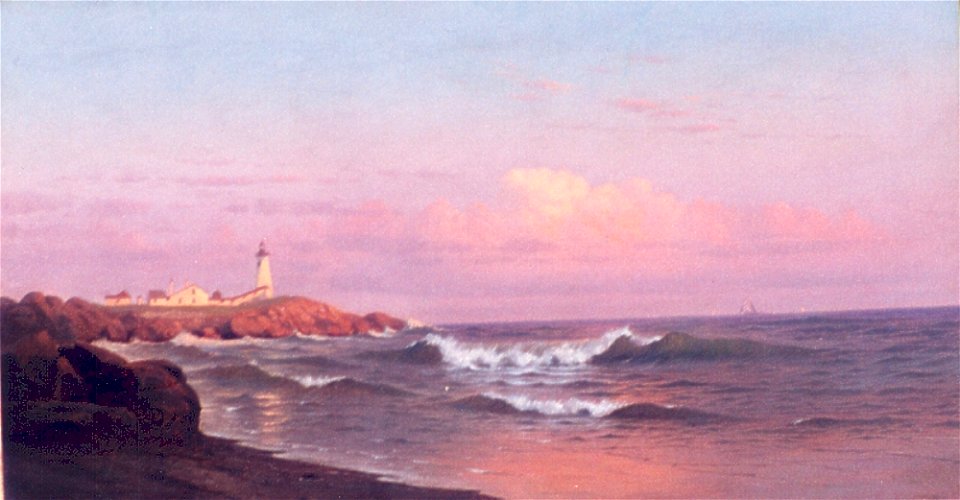 Cuttyhunk Light, by Francis Augustus Silva