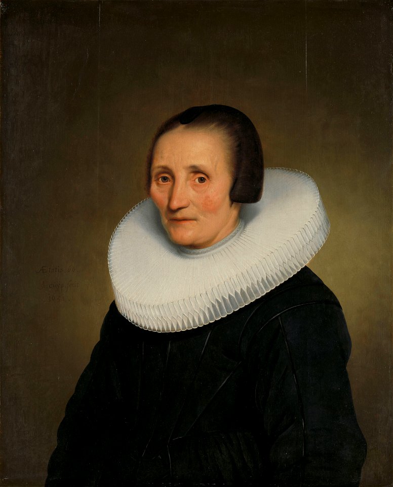Portret van Margaretha de Geer (1585-1672) Rijksmuseum SK-A-611