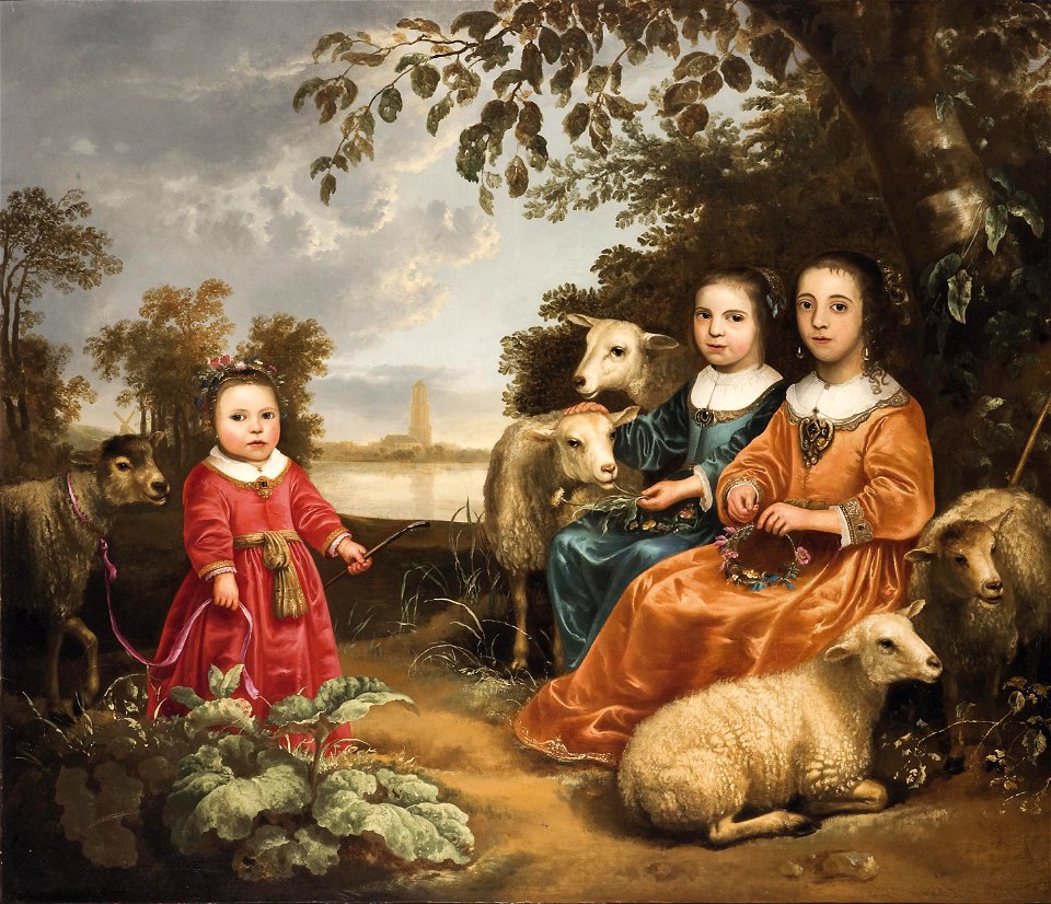 Cuyp (follower) Girls in landscape
