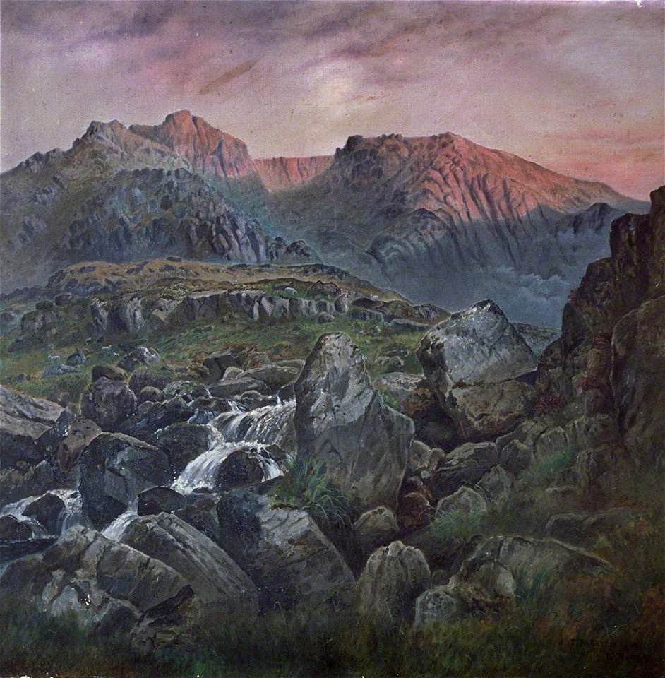 Cwm Idwal, Sunset (gcf01954)