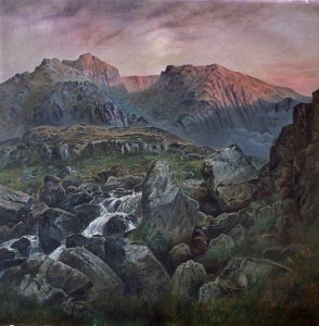 Cwm Idwal, Sunset (gcf01954)