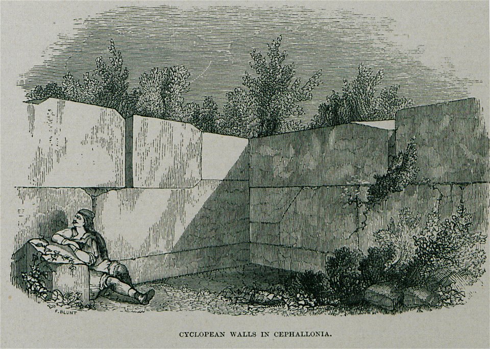 Cyclopean Walls at Cephallonia - Wordsworth Christopher - 1882