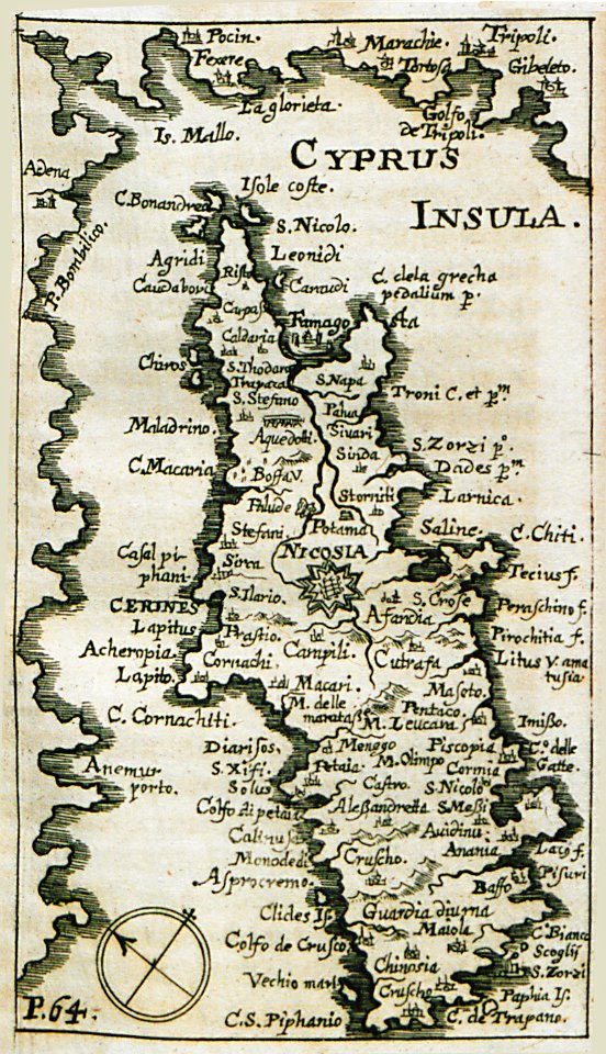 Cyprus Insula - Sandrart Jacob Von - 1686