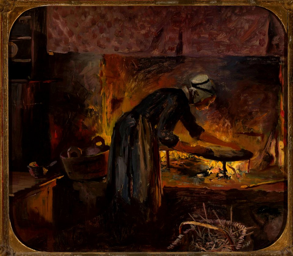 Cyprian Kamil Norwid - At the hearth - MP 806 MNW - National Museum in Warsaw
