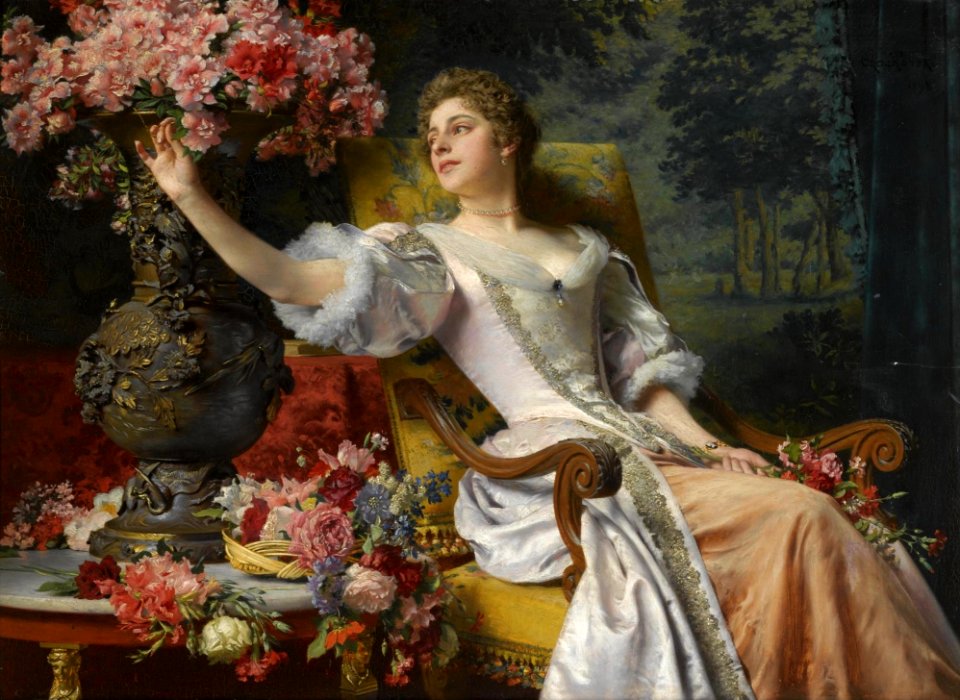 Władysław Czachórski - Kwiat młodzieży (1889)