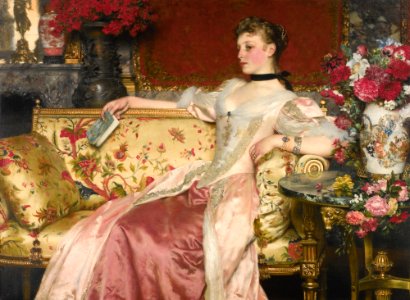 Władysław Czachórski - A moment of repose (1890)