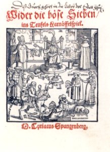 Cyriacus Spangenberg Teufels Karnöffelspiel (Isny)