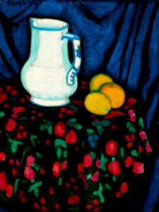 Czigány Dezső - 1910 körül - Csendélet vizeskancsóval