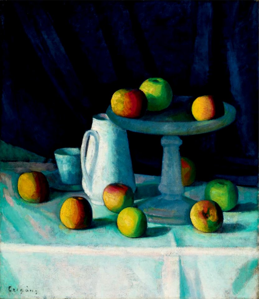 Czigány Dezső - 1912-13 - Asztali csendélet almákkal