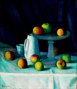 Czigány Dezső - 1912-13 - Asztali csendélet almákkal
