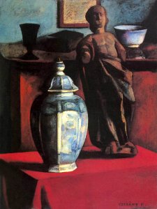 CZIGÁNY Dezső (1883-1937) painter Still-life in the Studio 1910