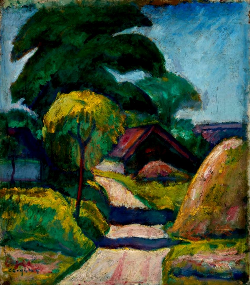Czigány Dezső - 1908 körül - Faluvége