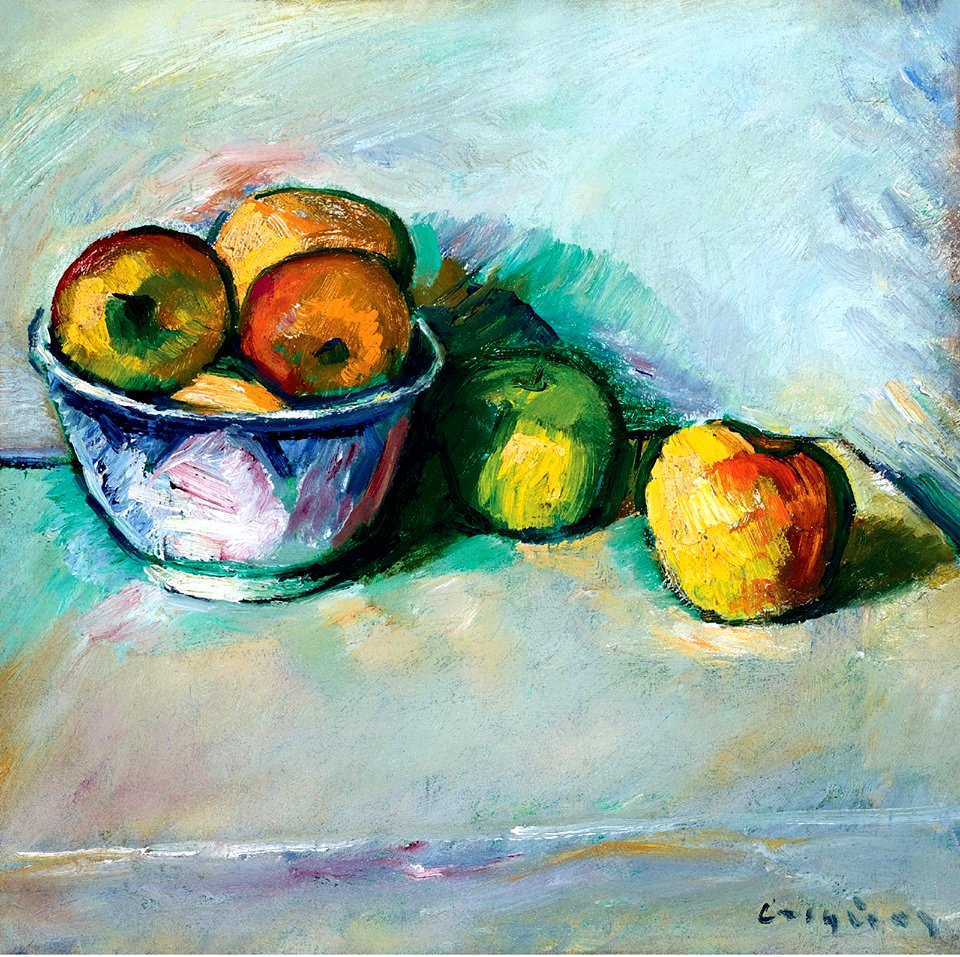 Czigány Dezső - 1910 körül - Almás csendélet