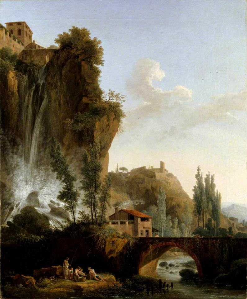 César van Loo (1743-1821) - Landscape with a Ravine and a Bridge - 609033 - National Trust