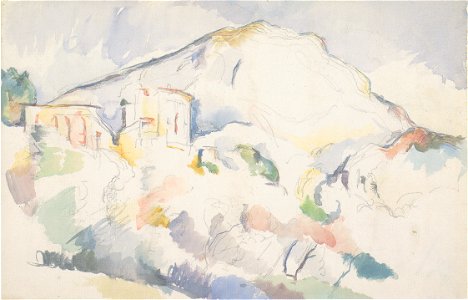 Cézanne - Das Château Noir und das Gebirge Sainte-Vitoire