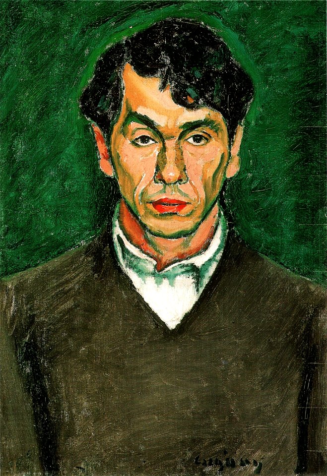 CZIGÁNYDezső (1883-1937) painter Self-portrait 1912