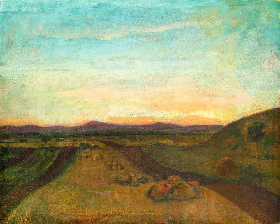 Czigány Dezső - Mezőn