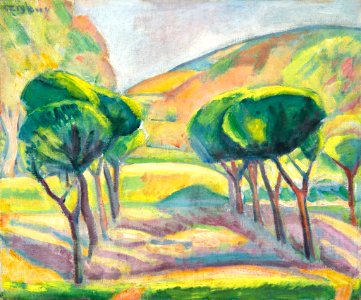 Czigány Dezső - 1930 körül - Dél-Francia táj