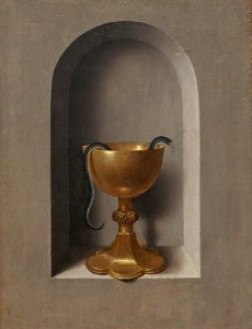 Cáliz de San Juan el Evangelista, por Hans Memling