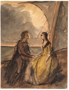 Célestin François Nanteuil (French, 1813-1873) - Seated Man and Woman - 2018.1064 - Cleveland Museum of Art