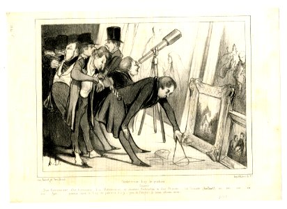 Célèbrrrrrre jury de peinture... (Faaaaaamous painting jury...) (BM 1910,0324.162)