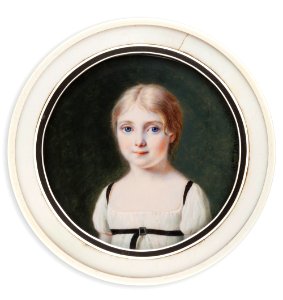 Césarine Henriette Flore Davin - Portrait of a girl - S 416 - Finnish National Gallery