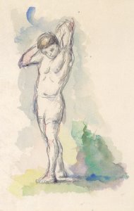 Cézanne - Stehender Badender