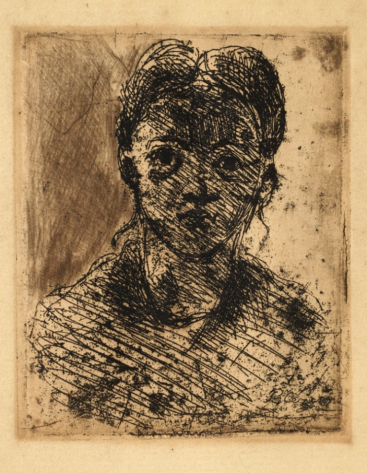 Cézanne, Paul, Tête de Femme, 1873