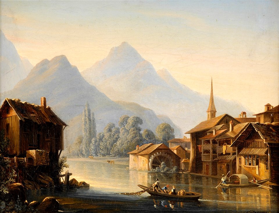Cölestin Brügner Alpine Seenlandschaft