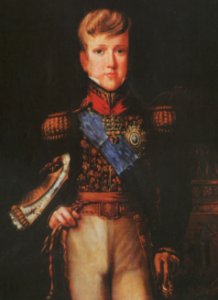 D Pedro II at 12 years old by Taunay