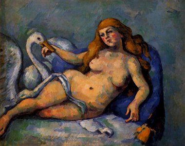Paul Cezanne Leda au cygne. Free illustration for personal and commercial use.