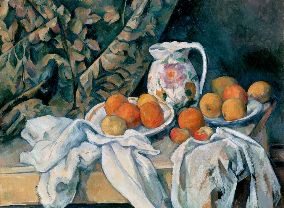 Cézanne, Paul - Still Life with a Curtain