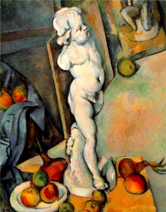 Cézanne, Still Life with Plaster Cupid. Free illustration for personal and commercial use.