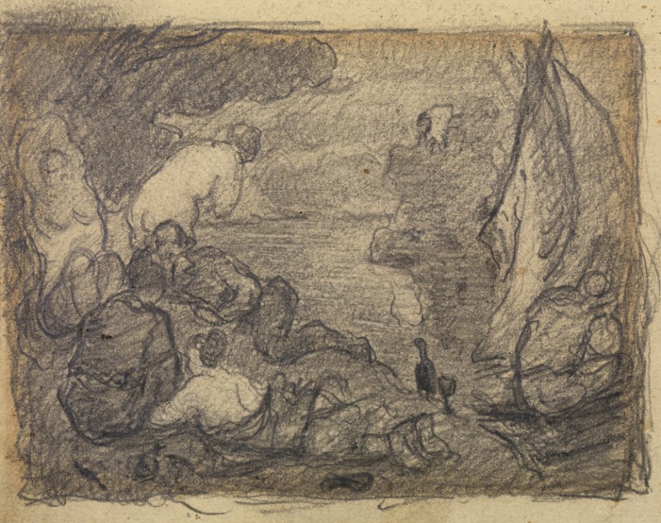 Cézanne, Paul, Étude pour Pastorale, ca. 1870
