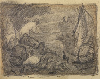 Cézanne, Paul, Étude pour Pastorale, ca. 1870