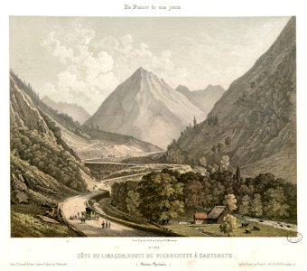Côte du Limaçon, route de Pierrefitte à Cauterets (Hautes-Pyrénées) - Fonds Ancely - B315556101 A MERCEREAU 7 069