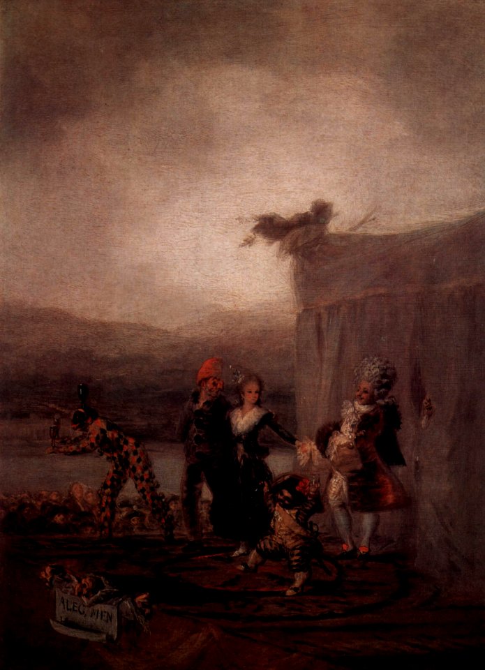 Cómicos ambulantes por Goya