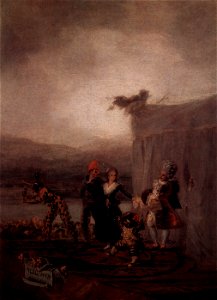 Cómicos ambulantes por Goya