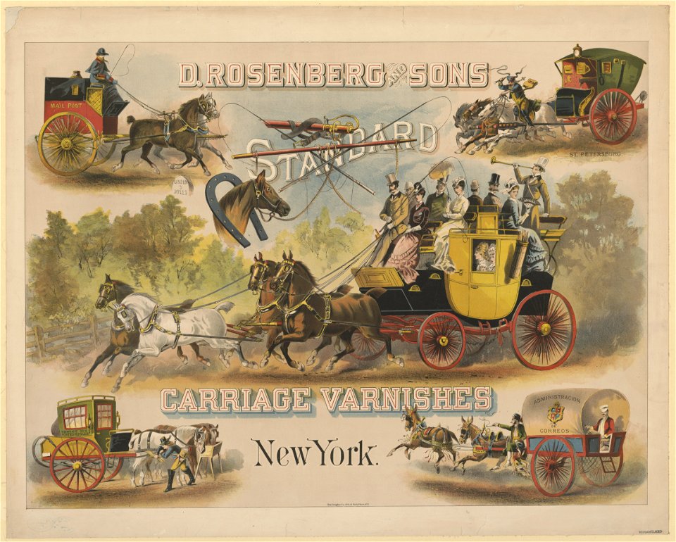 D. Rosenberg & Sons, standard carriage varnishes, New York LCCN2003688768