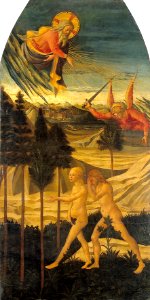 D. di Francesco - De verdrijving uit het paradijs (fragment) - NK1848 - Cultural Heritage Agency of the Netherlands Art Collection