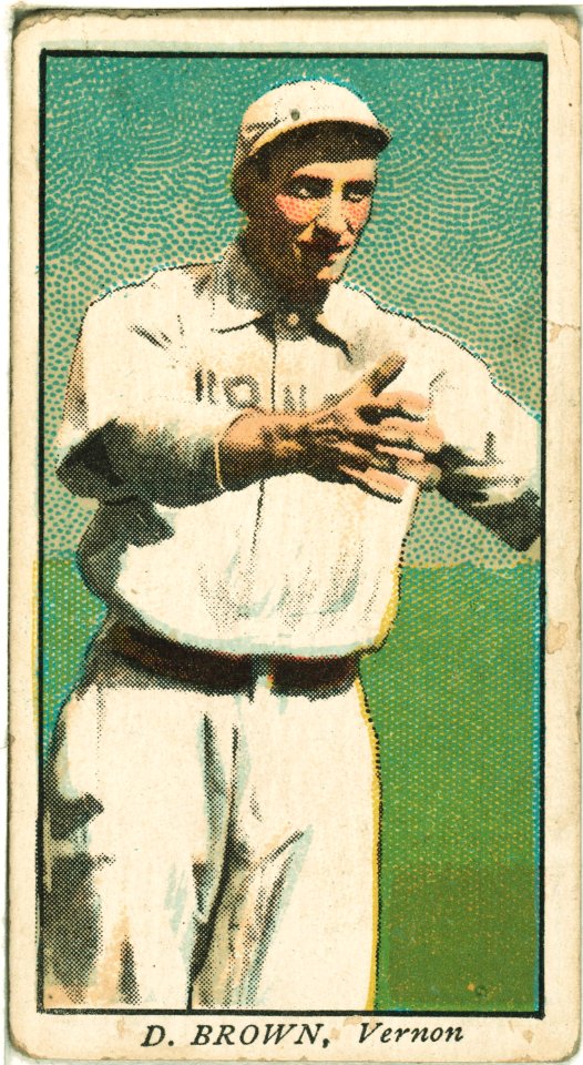 D. Brown, Vernon Team, baseball card portrait LCCN2007683721